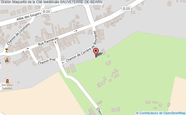 Maquette De La Cité Médiévale  Sauveterre-de-béarn