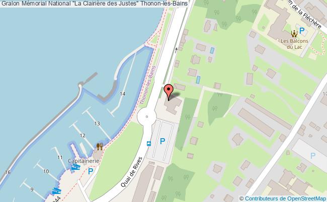 Mémorial National "la Clairière Des Justes"  Thonon-les-bains