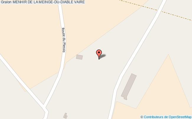 Menhir De La Meinge-du-diable  Vairé