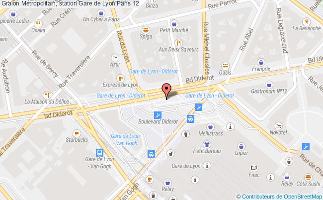 Métropolitain, Station Gare De Lyon  Paris