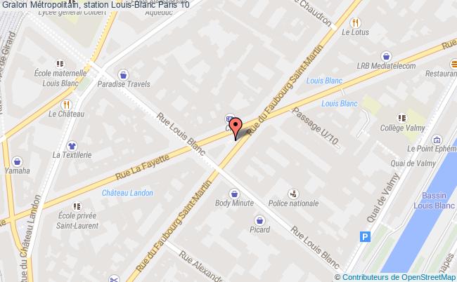 Métropolitain, Station Louis-blanc  Paris