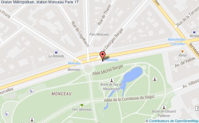 Métropolitain, Station Monceau  Paris