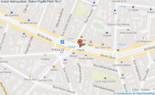 Métropolitain, Station Pigalle  Paris