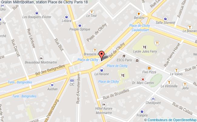 Métropolitain, Station Place De Clichy  Paris