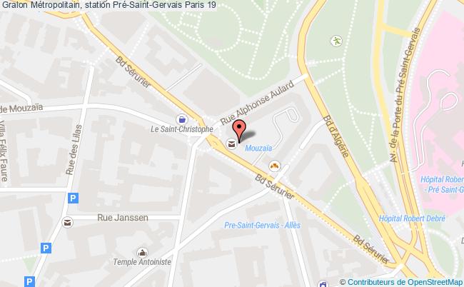 Métropolitain, Station Pré-saint-gervais  Paris