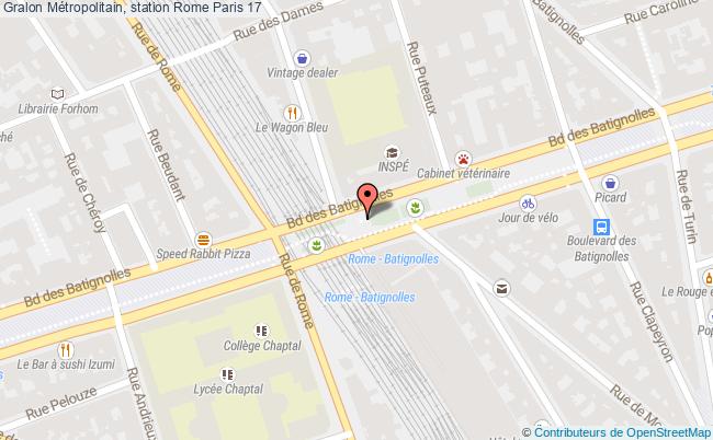 Métropolitain, Station Rome  Paris