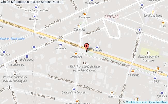 Métropolitain, Station Sentier  Paris