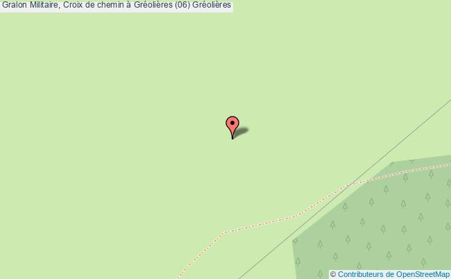 Militaire, Croix De Chemin à Gréolières (06) 