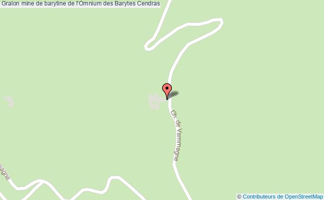 Mine De Barytine De L'omnium Des Barytes  Cendras