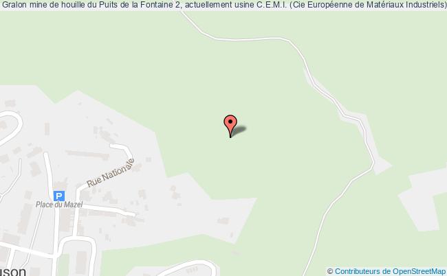 Mine De Houille Du Puits De La Fontaine 2, Actuellement Usine C.e.m.i. (cie Européenne De Matériaux Industriels)  La Grand-combe