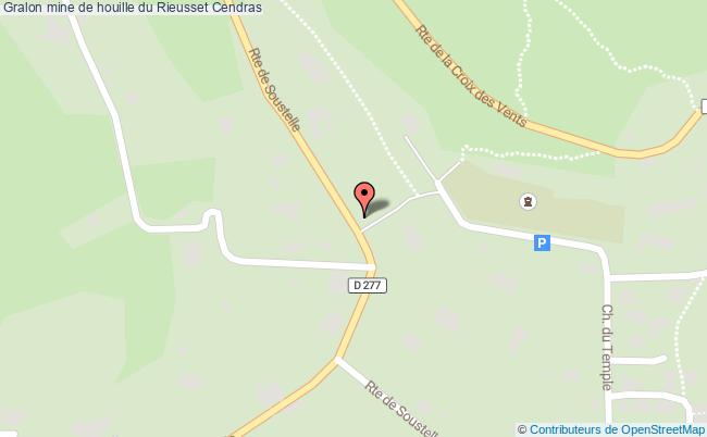 Mine De Houille Du Rieusset  Cendras