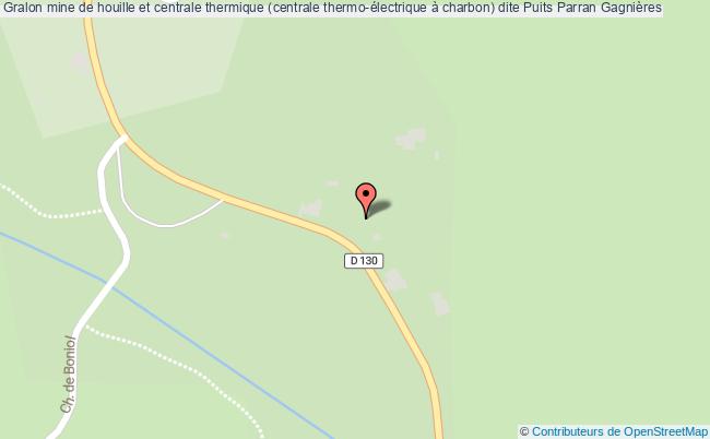Mine De Houille Et Centrale Thermique (centrale Thermo-électrique à Charbon) Dite Puits Parran  Gagnières