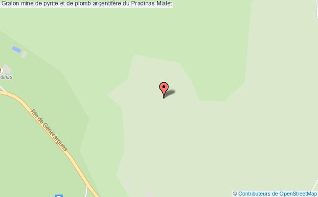 Mine De Pyrite Et De Plomb Argentifère Du Pradinas  Mialet