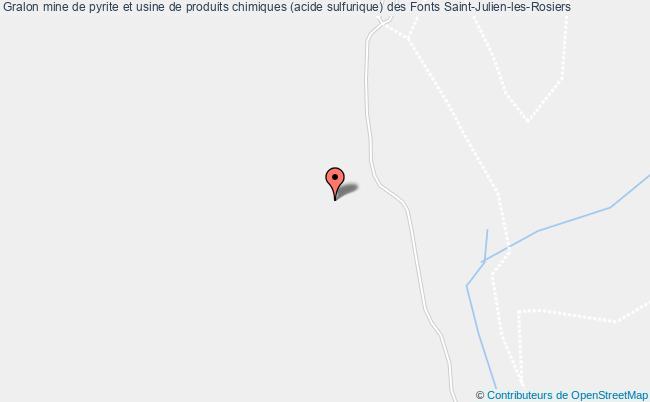 Mine De Pyrite Et Usine De Produits Chimiques (acide Sulfurique) Des Fonts  Saint-julien-les-rosiers