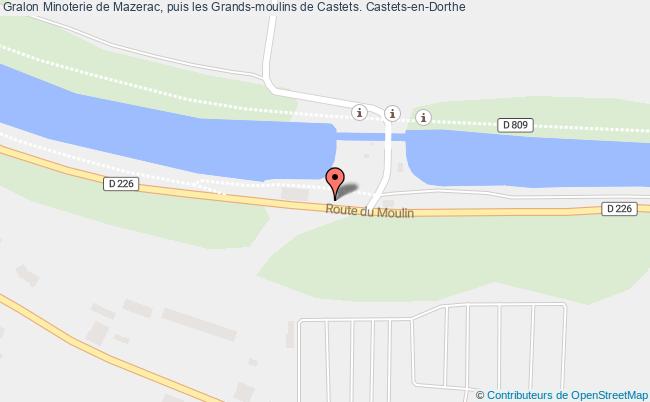 Minoterie De Mazerac, Puis Les Grands-moulins De Castets.  Castets-en-dorthe