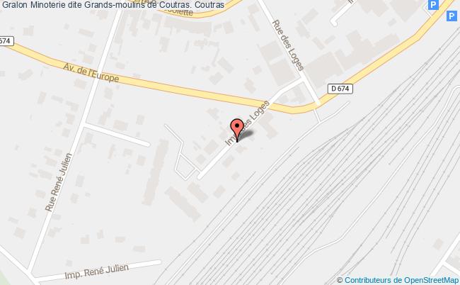 Minoterie Dite Grands-moulins De Coutras. 