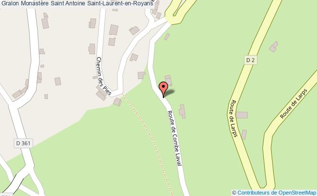 Monastère Saint Antoine  Saint-laurent-en-royans