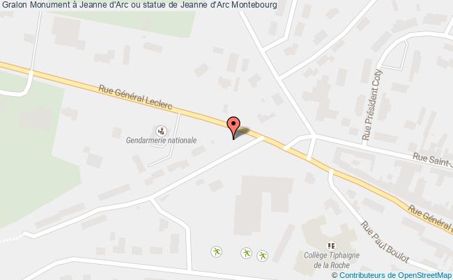 Monument à Jeanne D'arc Ou Statue De Jeanne D'arc  Montebourg