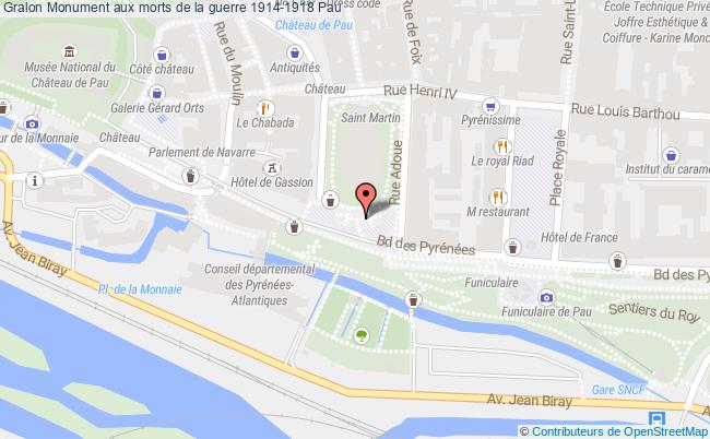 Monument Aux Morts De La Guerre 1914-1918  Pau