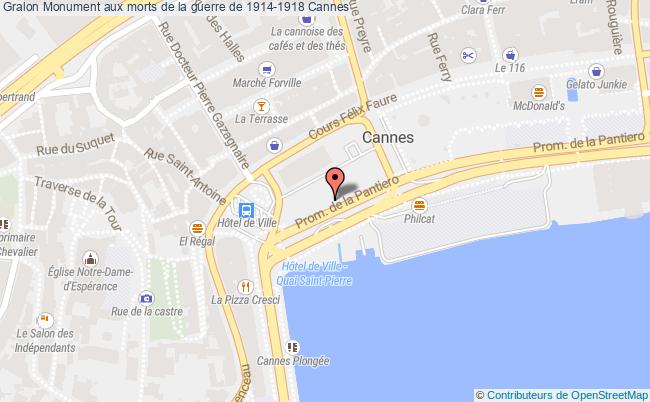 Monument Aux Morts De La Guerre De 1914-1918  Cannes