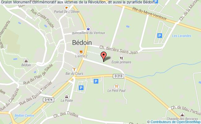 Monument Commémoratif Aux Victimes De La Révolution, Dit Aussi La Pyramide  Bédoin