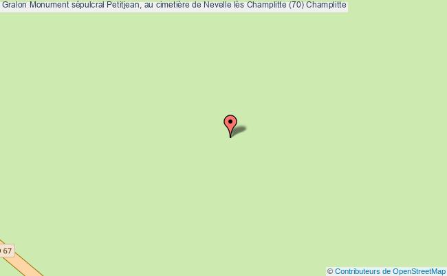 Monument Sépulcral Petitjean, Au Cimetière De Nevelle Lès Champlitte (70) 