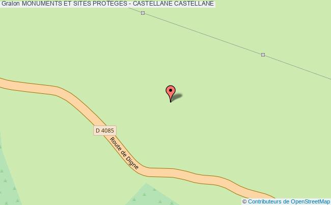 Monuments Et Sites Proteges - Castellane 