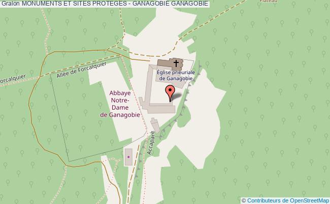 Monuments Et Sites Proteges - Ganagobie 