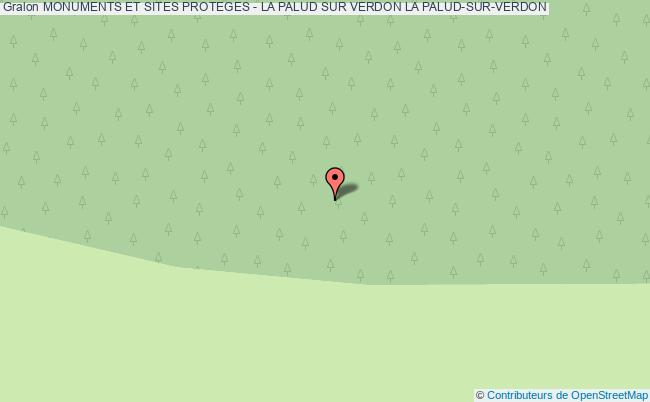 Monuments Et Sites Proteges - La Palud Sur Verdon  La Palud-sur-verdon