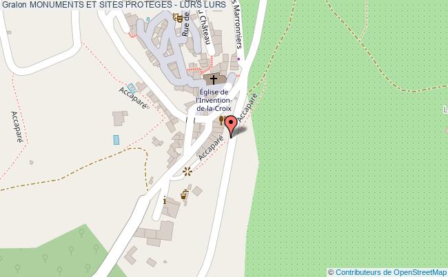 Monuments Et Sites Proteges - Lurs 