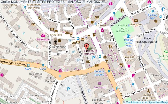 Monuments Et Sites Proteges - Manosque 