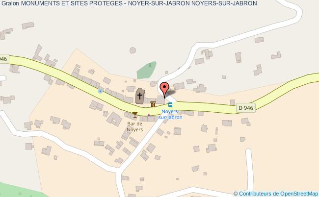 Monuments Et Sites Proteges - Noyer-sur-jabron  Noyers-sur-jabron