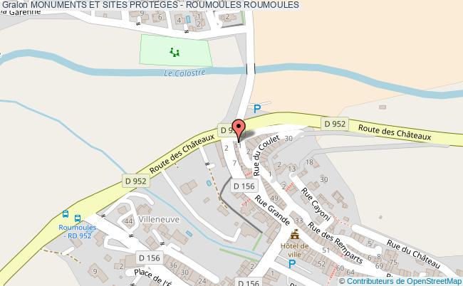 Monuments Et Sites Proteges - Roumoules 