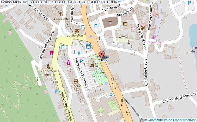 Monuments Et Sites Proteges - Sisteron 