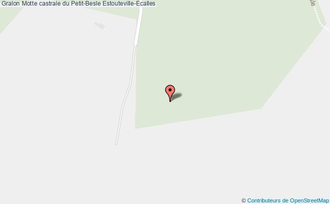 Motte Castrale Du Petit-besle  Estouteville-ecalles