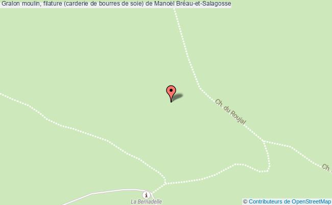 Moulin, Filature (carderie De Bourres De Soie) De Manoël  Bréau-et-salagosse