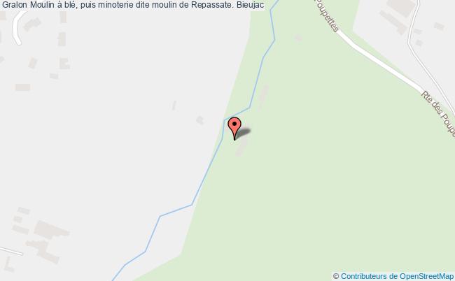 Moulin à Blé, Puis Minoterie Dite Moulin De Repassate.  Bieujac