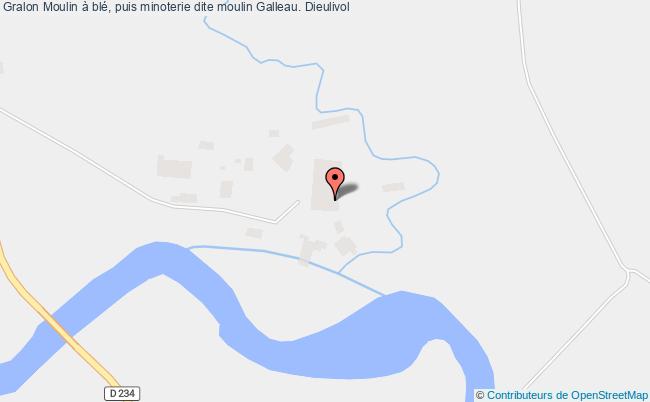 Moulin à Blé, Puis Minoterie Dite Moulin Galleau.  Dieulivol