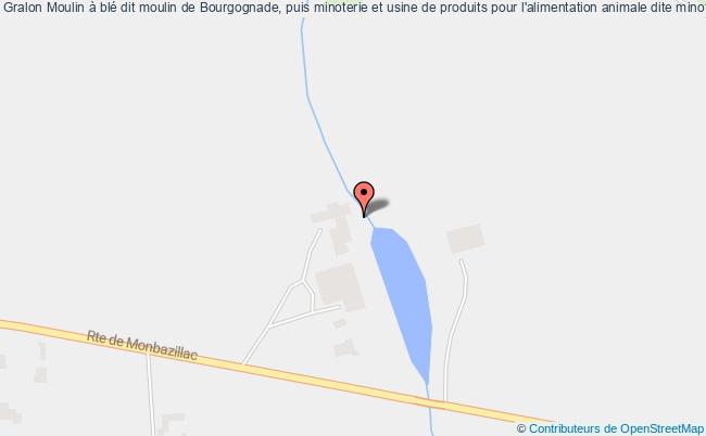 Moulin à Blé Dit Moulin De Bourgognade, Puis Minoterie Et Usine De Produits Pour L'alimentation Animale Dite Minoterie Durand.  Saint-philippe-du-seignal