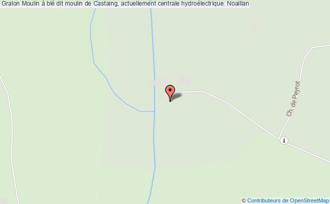 Moulin à Blé Dit Moulin De Castaing, Actuellement Centrale Hydroélectrique.  Noaillan