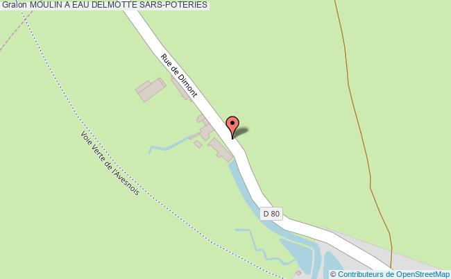 Moulin A Eau Delmotte  Sars-poteries