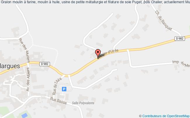 Moulin à Farine, Moulin à Huile, Usine De Petite Métallurgie Et Filature De Soie Puget, Puis Chalier, Actuellement Musée 1900  Arpaillargues-et-aureillac