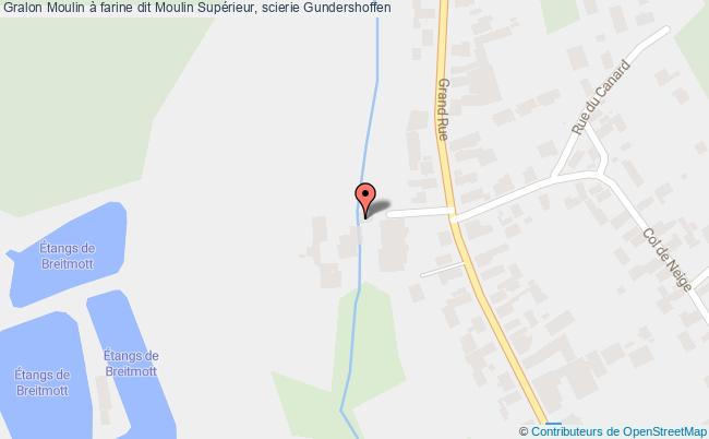 Moulin à Farine Dit Moulin Supérieur, Scierie  Gundershoffen