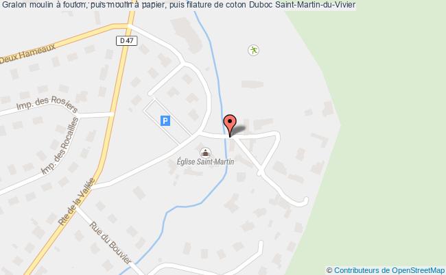 Moulin à Foulon, Puis Moulin à Papier, Puis Filature De Coton Duboc  Saint-martin-du-vivier