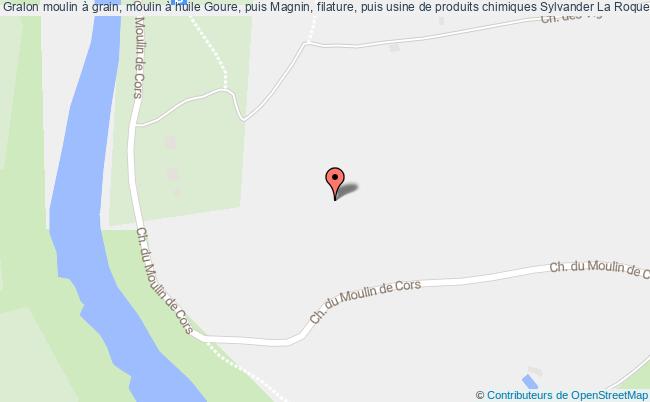 Moulin à Grain, Moulin à Huile Goure, Puis Magnin, Filature, Puis Usine De Produits Chimiques Sylvander  La Roque-sur-cèze