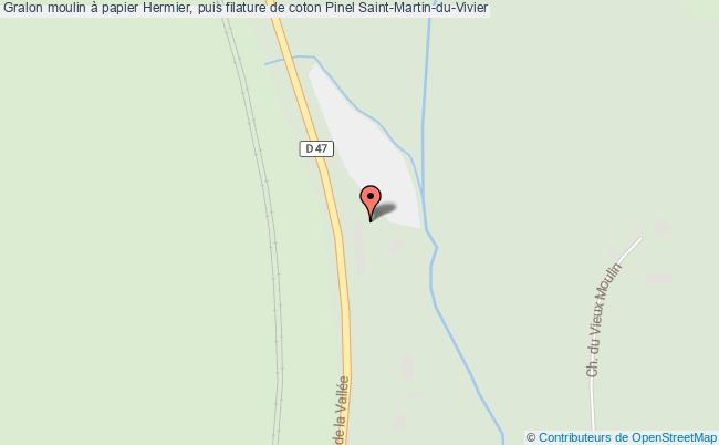 Moulin à Papier Hermier, Puis Filature De Coton Pinel  Saint-martin-du-vivier
