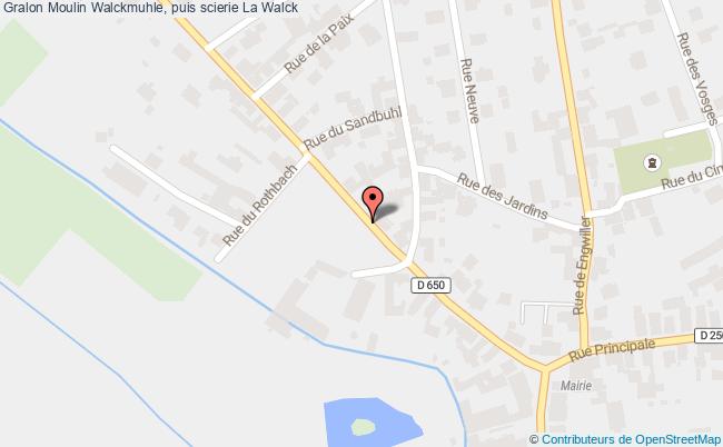 Moulin Walckmuhle, Puis Scierie  La Walck