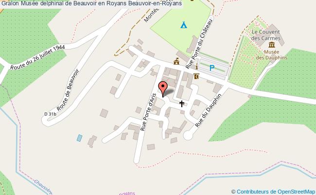 Le couvent des carmes Beauvoirenroyans tourisme