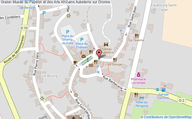 Musée Du Papillon Et Des Arts Africains  Aubeterre-sur-dronne