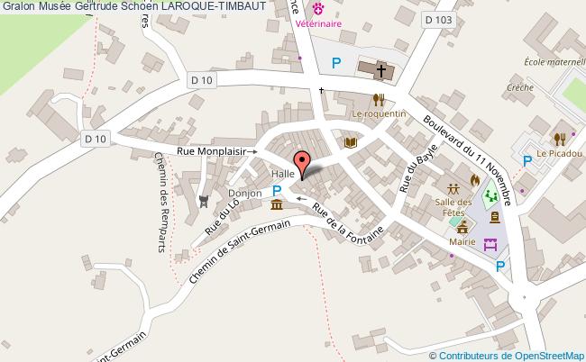 Musée Gertrude Schoen  Laroque-timbaut